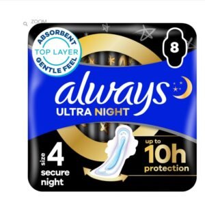 Always Ultra Sanitary Towels, Size 4 Secure Night